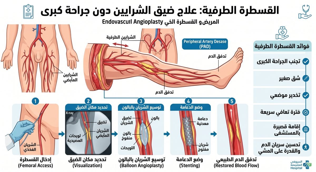 القسطرة الطرفية